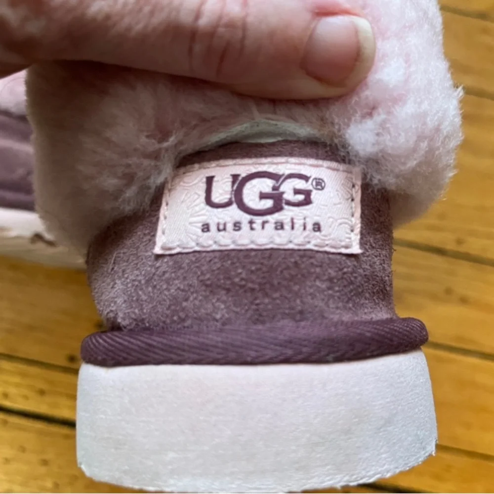 UGGS EUC purple/pink size 2 RARE! - Picture 6 of 8